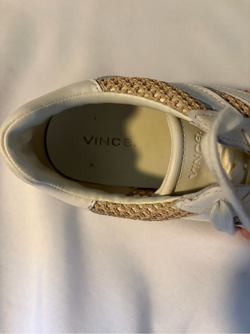 Vince Oasis Netting and Leather Sneakers - Picture 3 of 5